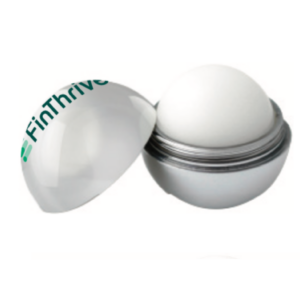 Metallic Finish Round Lip Balm