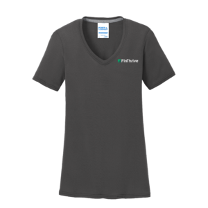 Women's Performance Blend V-Neck Tee-LC