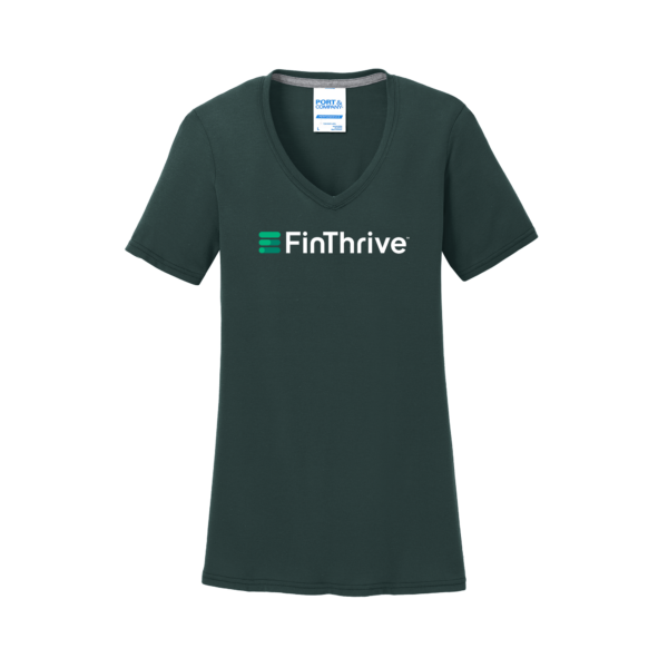 Women's Performance Blend V-Neck Tee-FF