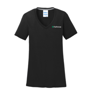 Women's Performance Blend V-Neck Tee-LC