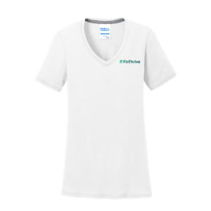 Women's Performance Blend V-Neck Tee-LC